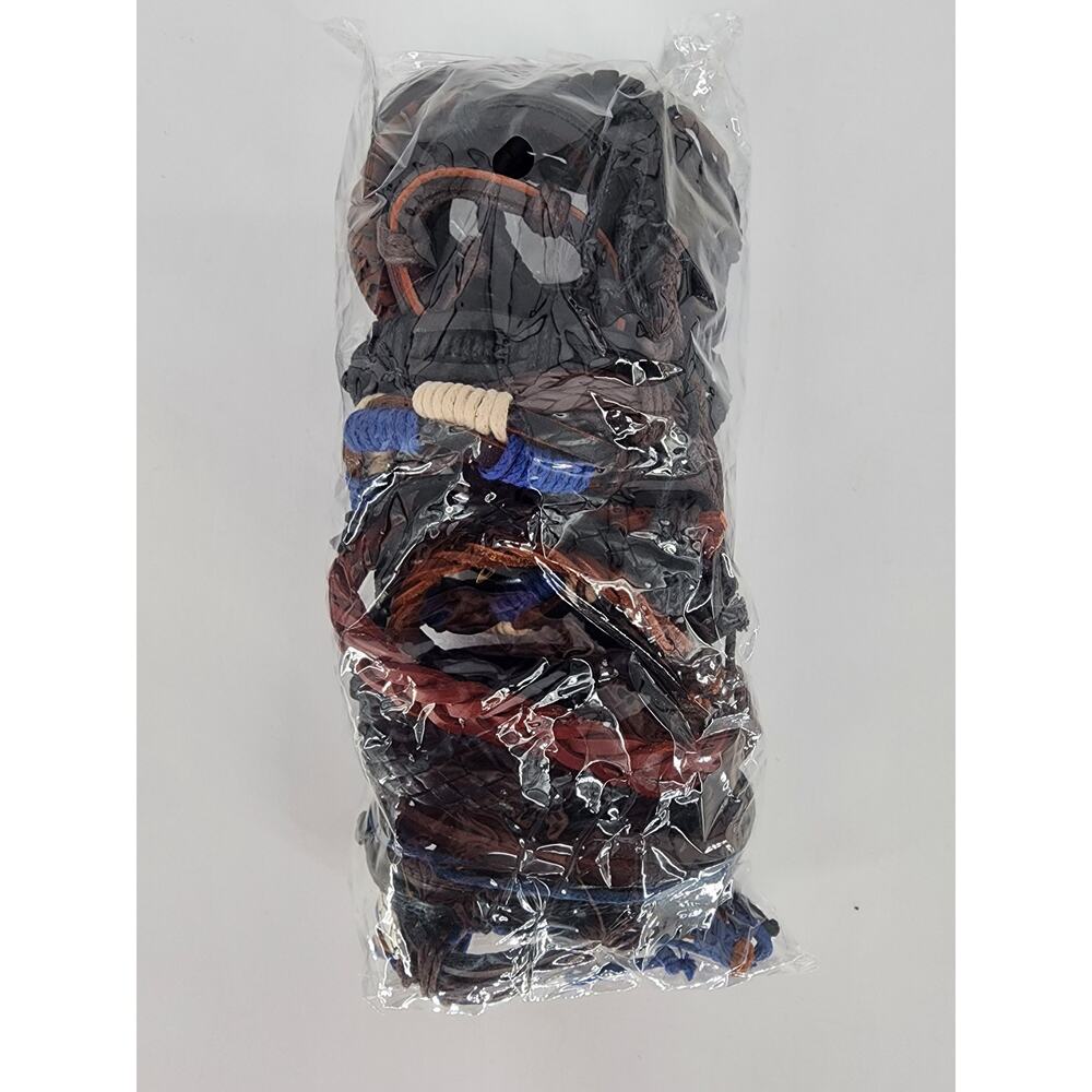 20 Pack Genuine Leather Bracelets - Picture 2 of 6